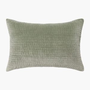 Cino Cotton Velvet Pair Pillowcases | Fern