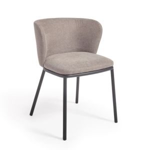 Ciselia Chair | Light Brown Chenille