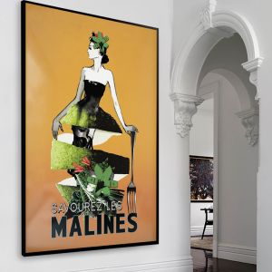 Classic Malines Poster | Signed, Artist's print by Sarah Carter-Jenkins