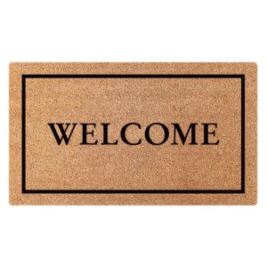 Classic Welcome Embossed Doormat | 500 x 850mm