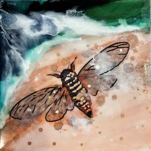 Close to Extinction | Cicada Original Artwork | By Antuanelle
