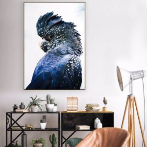 Cockatoo Blue | Canvas Print by United Interiors