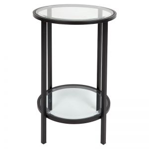 Cocktail Glass Petite Side Table | Black