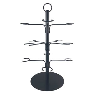 Cocktail Tree Drink Stand | 12 Arm | Black