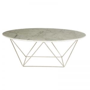 Como Marble Round Coffee Table