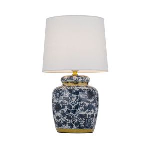 Como Table Lamp | Blue and White