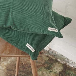 Cord Cushion | Emerald