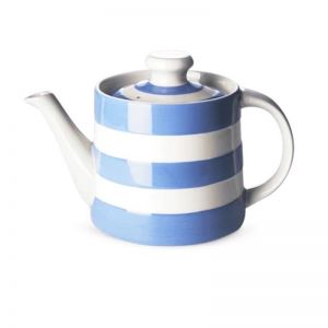 Cornishware Banded Teapot