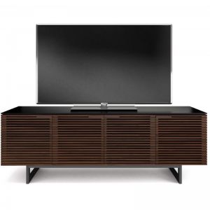 Corridor 8179 Tall Entertainment Cabinet | Chocolate Stained Walnut | CLU Living