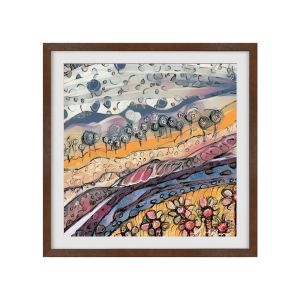 Country Views | Framed Art Print by Annie Ross