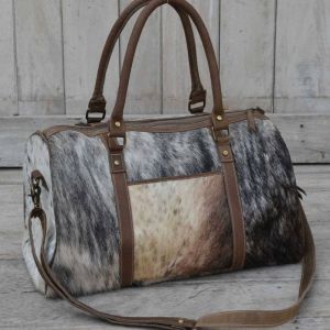 Cowhide Overnight Bag | Small