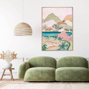 Crystal Cove | Framed Canvas Print