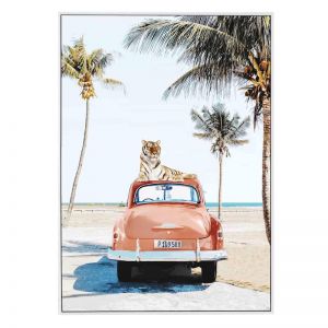 Cuban Tiger | Framed Canvas Print