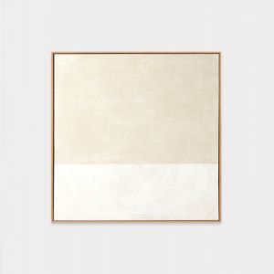 Curve White 2 | Framed Painting