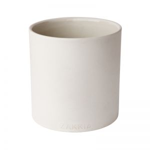 Cylinder Pot | White | By Zakkia