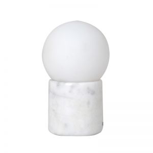 Dane Table Lamp in Marble | By Beacon Lighting