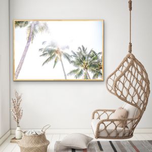 Daydream Island | Boho Palm Tropical Wall Art or Canvas Print