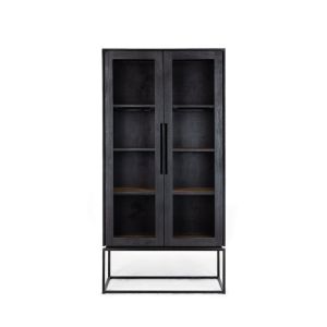 dBodhi Karma Cabinet 2 Glass Doors | Charcoal