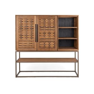 dBodhi Karma Pure Cabinet | 2 Doors 3 Shelves 1 Open Rack | Natural