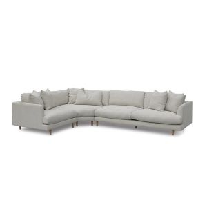 Della Left Return Modular Sofa | Sterling Sand