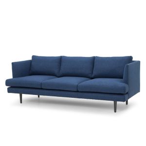 Denmark 3 Seater Fabric Sofa | Navy