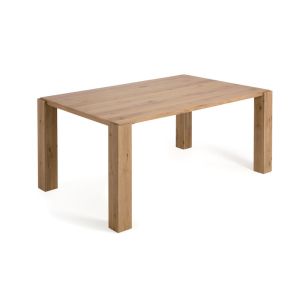 Deyanira Dining Table | 160 x 90cm | Oak Veneer | Solid Oak Legs