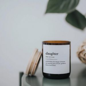 Dictionary Meaning Soy Candle | Daughter