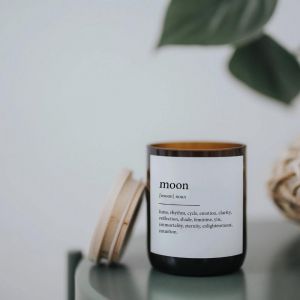 Dictionary Meaning Soy Candle | Moon