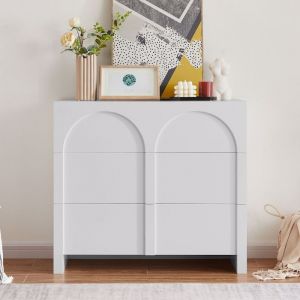Dome Set of Drawers/Sideboard | White
