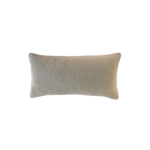 Dove Grey Boucle Cushion with Feather Insert - 80x40cm