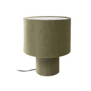 Eastend Table Lamp | Green Velvet