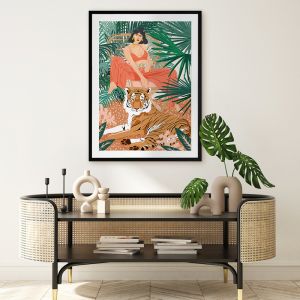 Easy Tiger | Framed Art Print