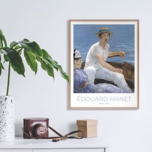 Édouard Manet: Boating | Framed Print by Artefocus