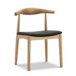 Elba Solid Ashwood Oak Dining Chair | Natural | Set of 2