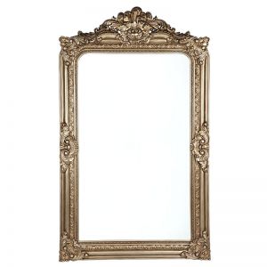 Elizabeth Floor Mirror | Antique Gold
