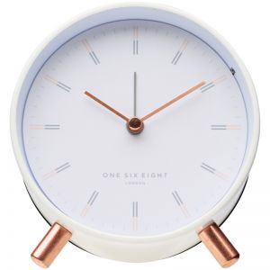 Ellie Silent Alarm Clock | White