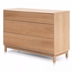 Eloise 3 Drawers Dresser Unit | Natural Oak