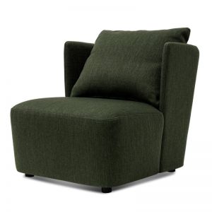 Elvina Fabric Armchair | Fir Green