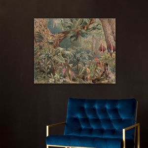 Enchanted Jungle Lithograph | Stretched Canvas