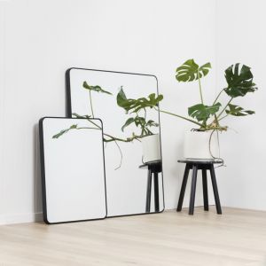 Errol Curved Corner Tall Leaning Mirror | Multiple Colour Options