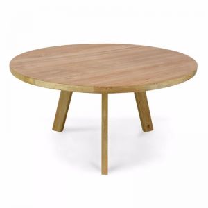 Ethan Reclaimed Elm Wood Round Dining Table | 1.5m