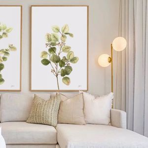 Eucalyptus Native Living Art 1 in White Fine Art Print | by Pick a Pear | Framed