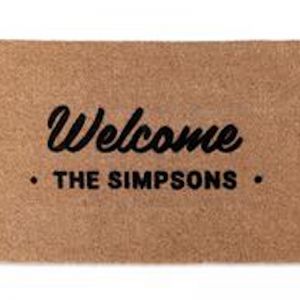 Family Welcome Doormat | Customised