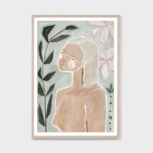 Feminine Muse Haze 2 | Framed Art Print