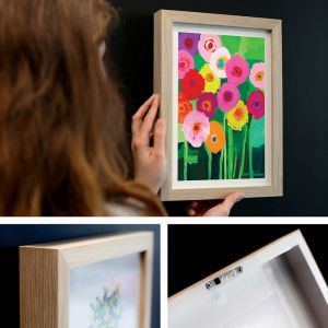 Field of Flowers | Anna Blatman | Mini Framed Print by Artist Lane