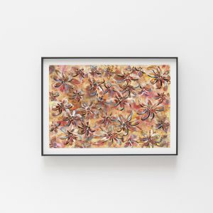 Field of Wild Flowers in Summer Wall Art Print | By Pick a Pear | Unframed