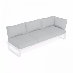 Fino Configuration A - Outdoor Modular Sofa Sunlounge Matt White