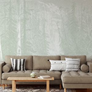 Fir Forest Wallpaper | Sage Green