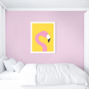 Flamingo | Framed Print by Little Laneway