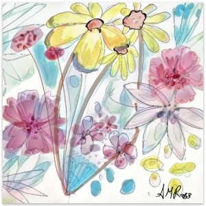 Floral Affair | Art Print by Annie Ross